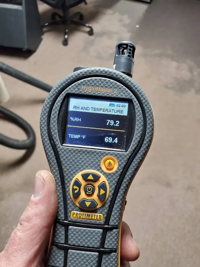 Moisture meter humidity assessment for Fire & Smoke Damage Restoration in Sabattus